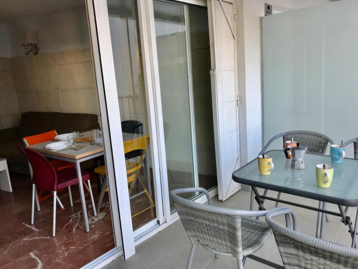 PALMERAS - Apartamento en el centro de Roses - cerca de la playa - terraza - wifi Exterior foto